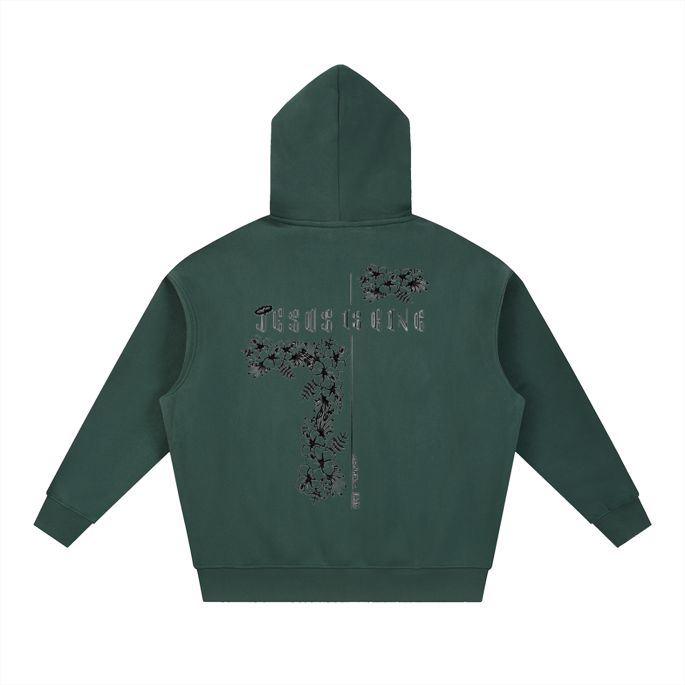 Essential Oversized Boxy Fit Fleece Hoodie