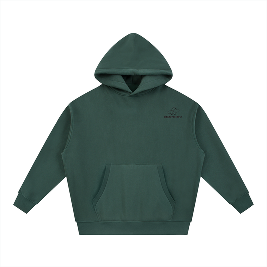 Essential Oversized Boxy Fit Fleece Hoodie